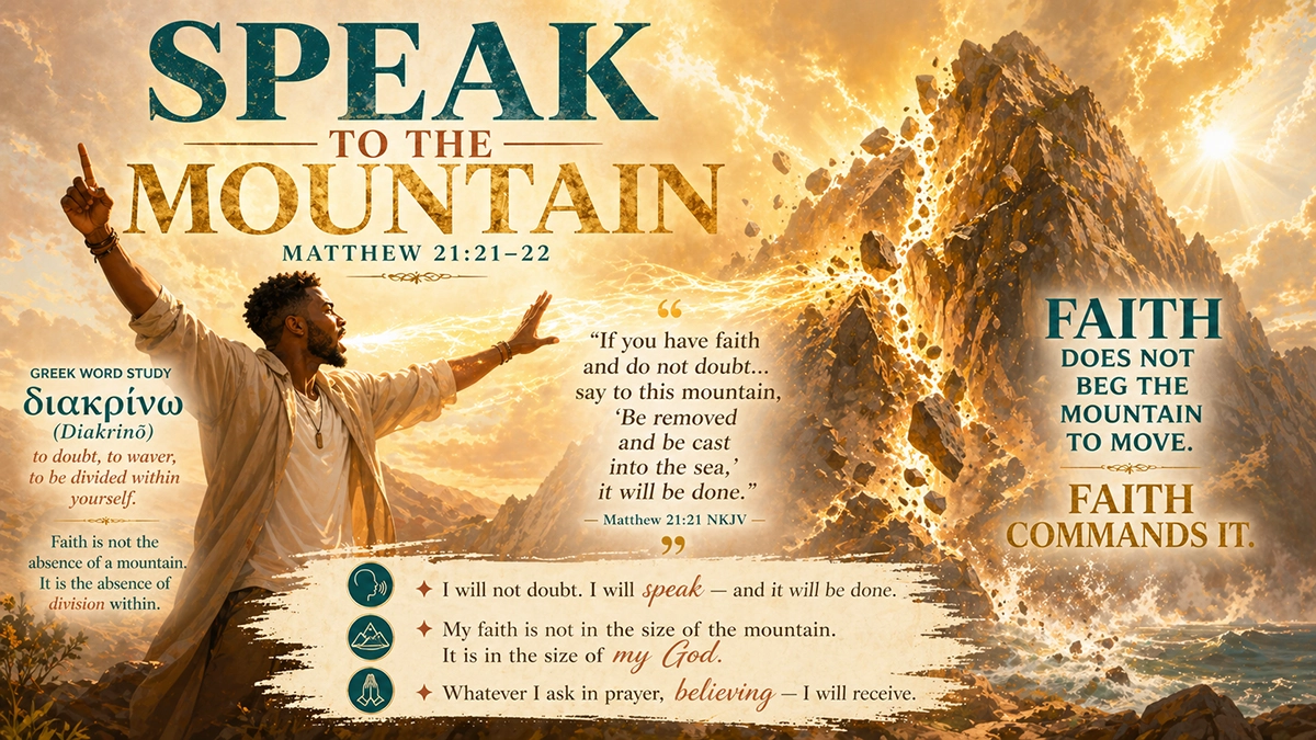 Speak To The Mountain