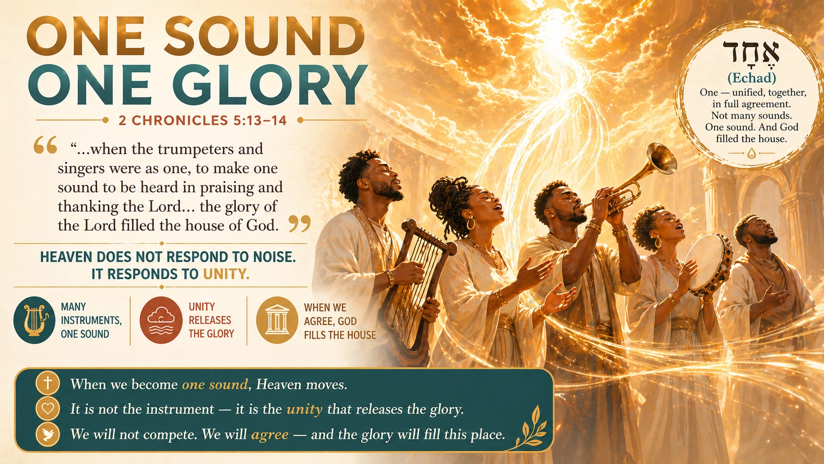 One Sound, One Glory
